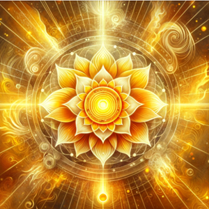 solar plexus chakra illustration