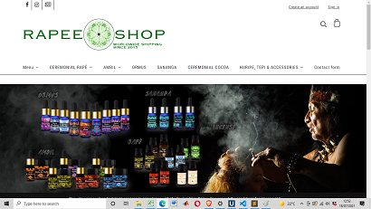 Rapee.shop website screenshot